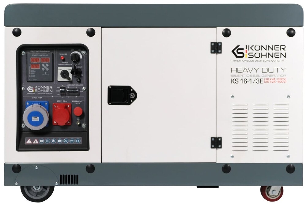 Дизельний генератор Konner&Sohnen KS 16-1/3E