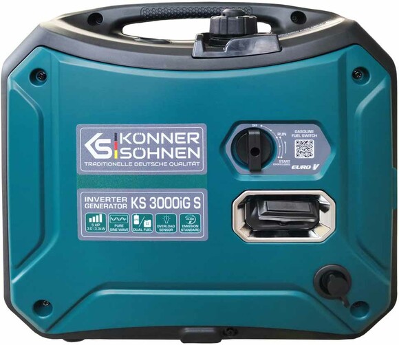 Інверторний двопаливний генератор Konner&Sohnen KS 3000iG S Фото 4