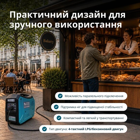 Инверторный газовый генератор Konner&Sohnen KS 2000iG S изображение 14