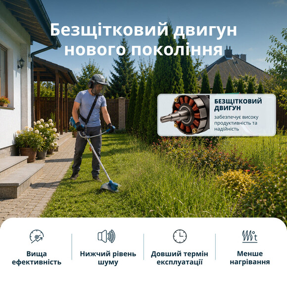 Акумуляторний тример Konner&Sohnen KS BCT1-40V (без АКБ та ЗП) Фото 9