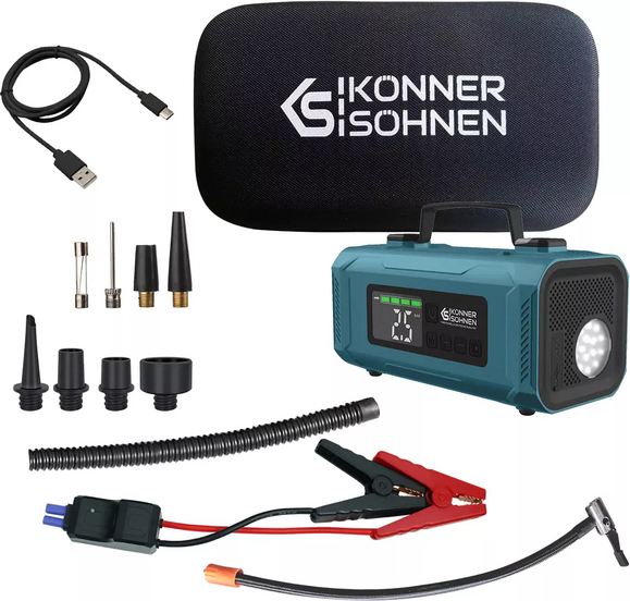 Пусковий пристрій Konner&Sohnen KS JSP-2000 для авто з компресором image 3