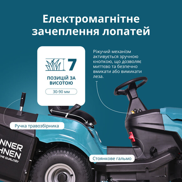 Садовий трактор Konner&Sohnen KS 98TMG-H Фото 12