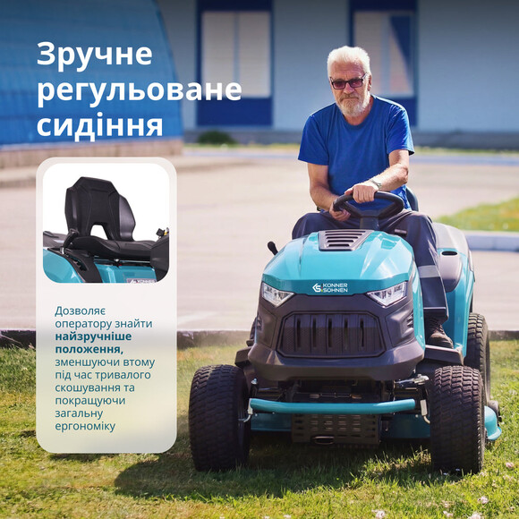 Садовий трактор Konner&Sohnen KS 98TMG-H Фото 14