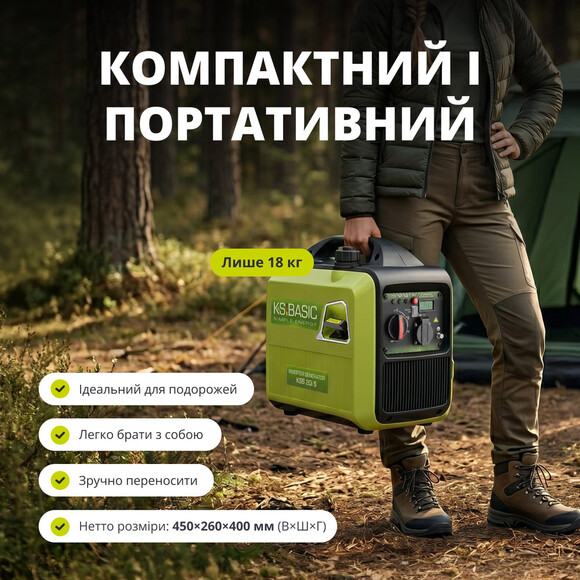 Інверторний генератор Konner&Sohnen BASIC KSB 20i S Фото 12