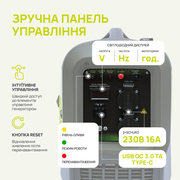Інверторний генератор Konner&Sohnen BASIC KSB 32i S Фото 9