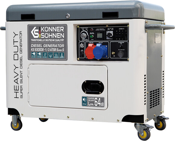Дизельний генератор Konner&Sohnen KS 9300DE-1/3 ATSR SUPER S (Euro V) image 2