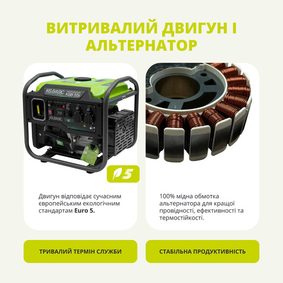 Інверторний генератор Konner&Sohnen BASIC KSB 55i Фото 7