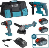 Набор аккумуляторных инструментов Konner&Sohnen KS RHAGD 20V SET 3 PLUS