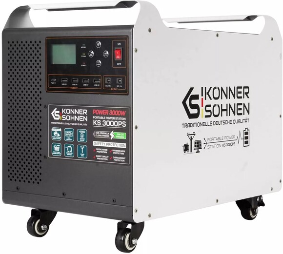 Електростанція портативна Könner&Söhnen KS 3000PS
