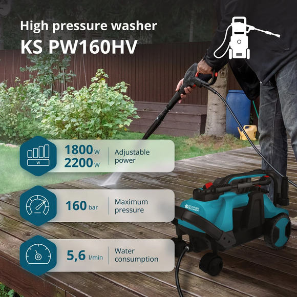 Мойка высокого давления Konner&Sohnen KS PW160HV изображение 9
