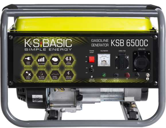 Генератор бензиновый Konner&Sohnen BASIC KSB 6500C image 2
