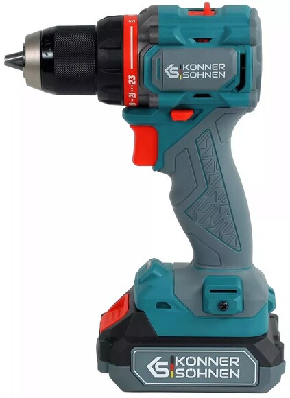 Аккумуляторный шуруповерт Konner&Sohnen KS ID20V-60 KIT 74 PLUS изображение 4