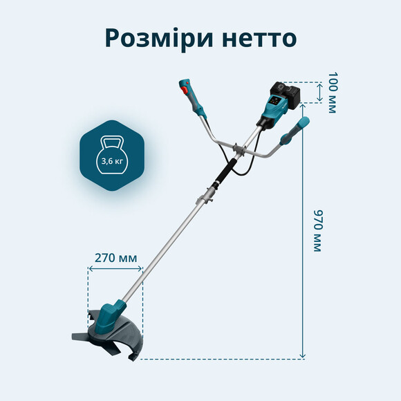 Триммер аккумуляторный Konner&Sohnen KS BCT-40V изображение 4