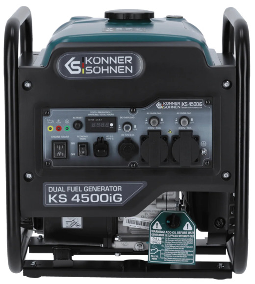 Инверторный двухтопливный генератор Konner&Sohnen KS 4500iG изображение 3