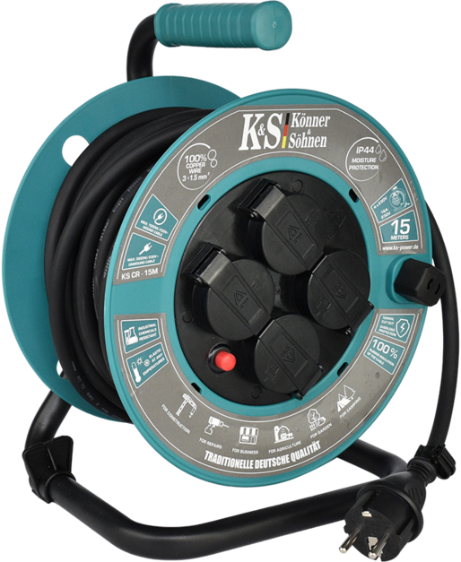 Подовжувач на котушці Konner&Sohnen KS CR-15M