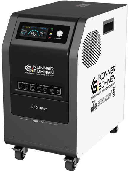 Зарядная станция Konner&Sohnen KS 3000PS-NEW (3200 Вт·ч / 3000 Вт)