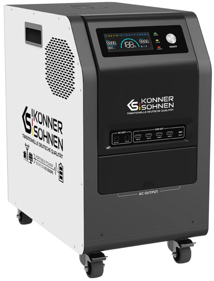 Зарядная станция Konner&Sohnen KS 3000PS-NEW (3200 Вт·ч / 3000 Вт) изображение 4