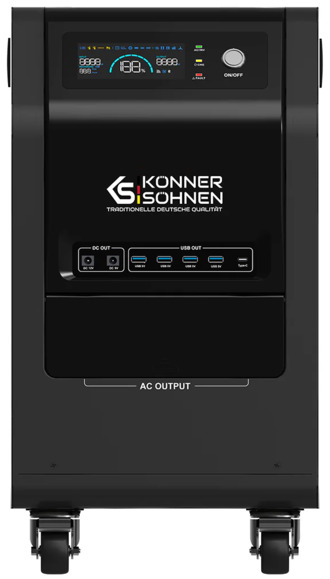 Зарядная станция Konner&Sohnen KS 3000PS-NEW (3200 Вт·ч / 3000 Вт) изображение 3
