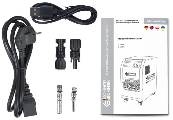 Зарядная станция Konner&Sohnen KS 3000PS-NEW (3200 Вт·ч / 3000 Вт) изображение 10
