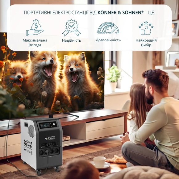 Зарядная станция Konner&Sohnen KS 3000PS-NEW (3200 Вт·ч / 3000 Вт) изображение 22