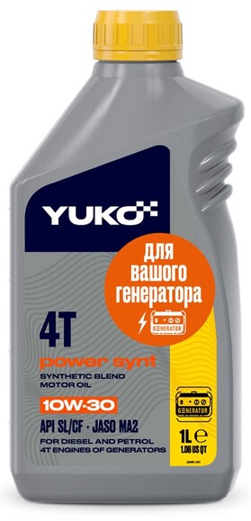 Моторное масло YUKO POWER SYNT 4T 10W-30 1 л