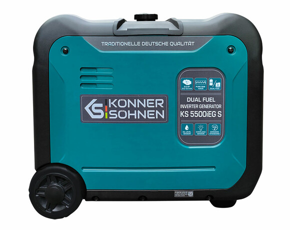 Інверторний двопаливний генератор Konner&Sohnen KS5500iEG S image 4