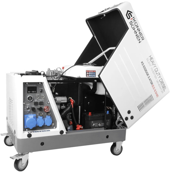 Дизельний інверторний генератор Konner&Sohnen KS 6500iDE S ATSR Фото 7