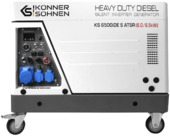 Дизельний інверторний генератор Konner&Sohnen KS 6500iDE S ATSR