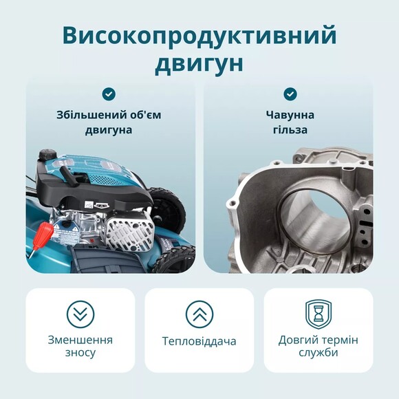 Бензинова газонокосарка Konner&Sohnen KS 51LMG-SP Фото 7