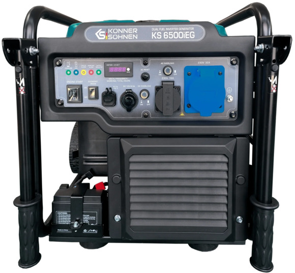 Інверторний двопаливний генератор Konner&Sohnen KS 6500iEG Фото 2