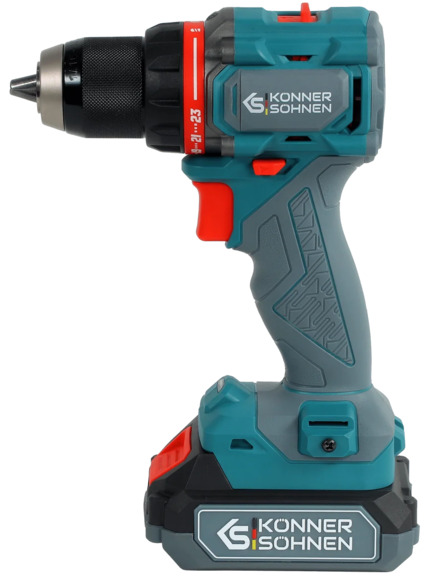 Аккумуляторный шуруповерт Konner&Sohnen KS ID20V-60 KIT 74 изображение 3
