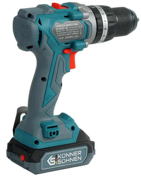 Набор аккумуляторных инструментов Konner&Sohnen KS IDISD 20V SET 2 изображение 9