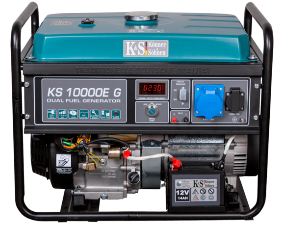 Двухтопливный генератор Konner&Sohnen KS 10000E G