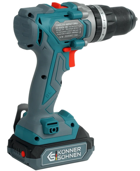 Набор аккумуляторных инструментов Konner&Sohnen KS IDAGB 20V SET 1 изображение 3