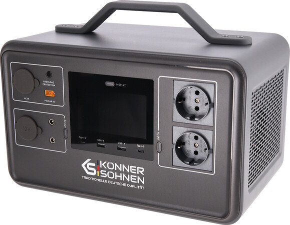 Портативна мобільна електростанція Konner&Sohnen KS 1200PS image 2