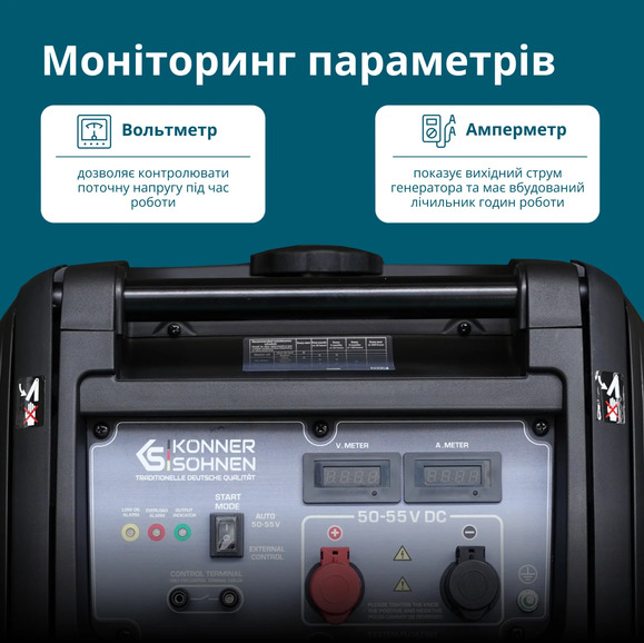 Инверторный генератор Konner&Sohnen KS 48VS-DC изображение 13