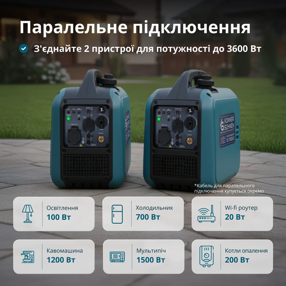 Двухтопливный инверторный генератор Konner&Sohnen KS 1900iG S изображение 13