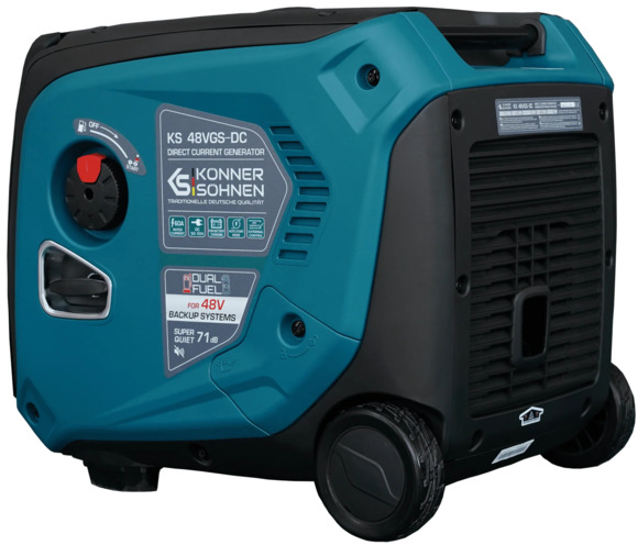 Двухтопливный инверторный генератор Konner&Sohnen KS 48VGS-DC изображение 3