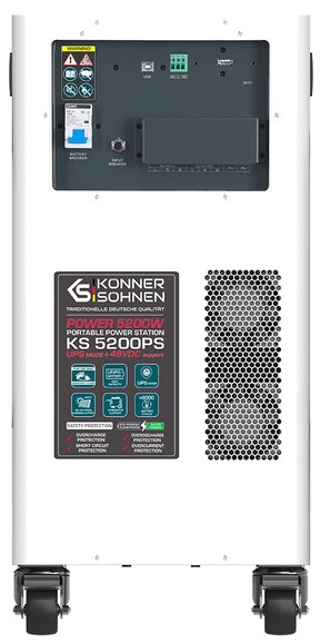 Зарядная станция Konner&Sohnen KS 5200PS (5120 Вт·ч / 5200 Вт) изображение 5