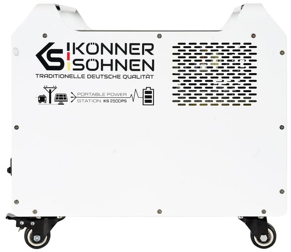 Зарядная станция Konner&Sohnen KS 2500PS (2560 Вт·ч / 2500 Вт) изображение 5