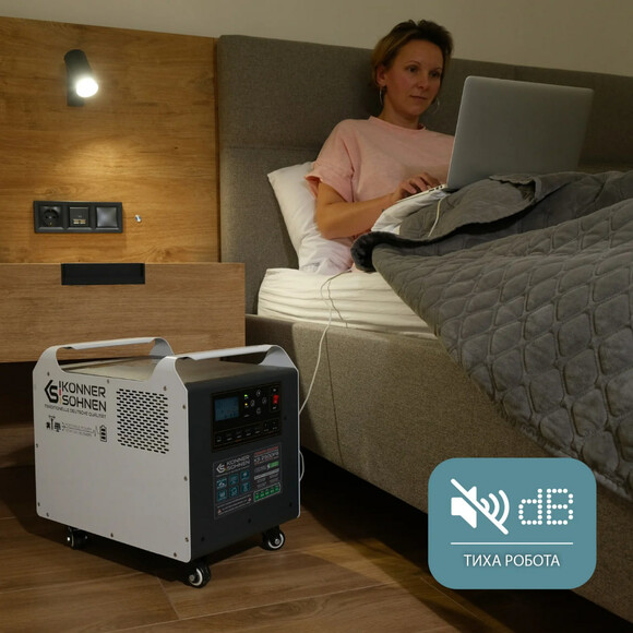 Зарядная станция Konner&Sohnen KS 2500PS (2560 Вт·ч / 2500 Вт) изображение 11