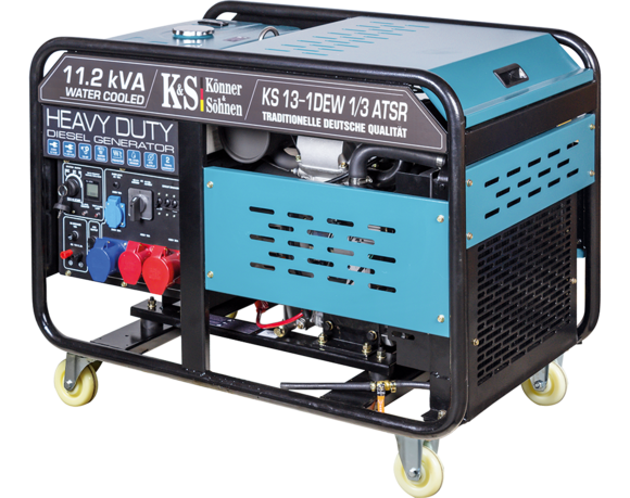 Дизельний генератор Konner&Sohnen KS 13-1DEW 1/3 ATSR (рідинне охолодження) image 2