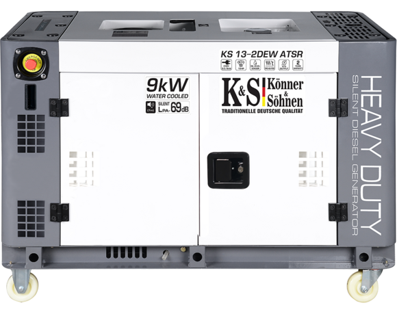 Дизельний генератор Konner&Sohnen KS 13-2DEW ATSR (рідинне охолодження)