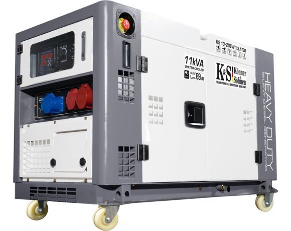 Дизельный генератор Konner&Sohnen KS 13-2DEW 1/3 ATSR (жидкостное охлаждение) image 3