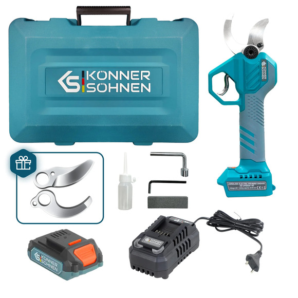 Аккумуляторный секатор Konner&Sohnen KS CPS20V-40 CASE изображение 4
