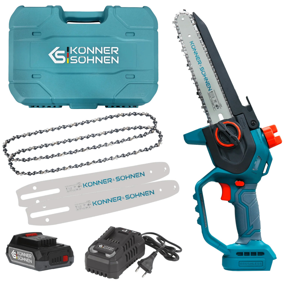 Акумуляторна ланцюгова пилка Konner&Sohnen KS MCS20V-8 CASE Konner&Sohnen - купити в Україні