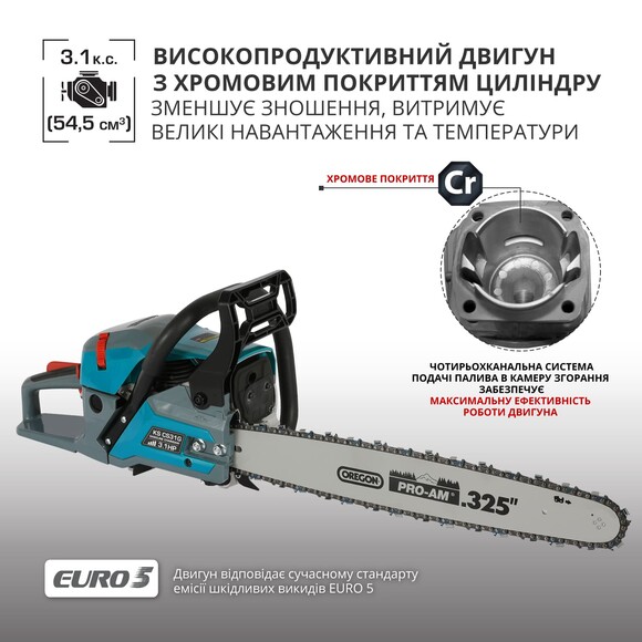 Бензопила Konner&Sohnen KS CS31G-18-1 Фото 11