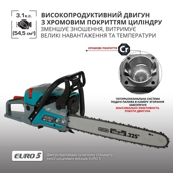 Бензопила Konner&Sohnen KS CS31G-20-1 Фото 11
