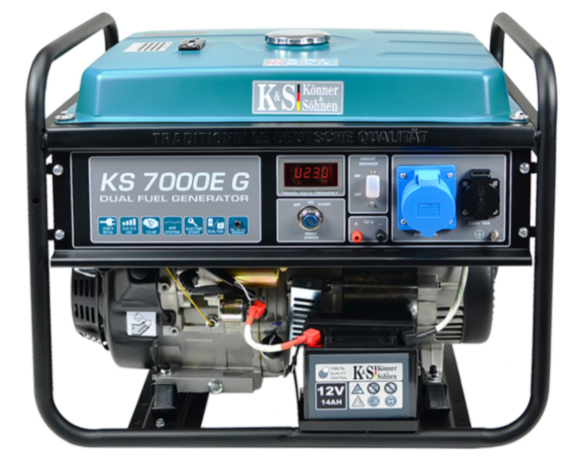 Двухтопливный генератор Konner&Sohnen KS 7000E G
