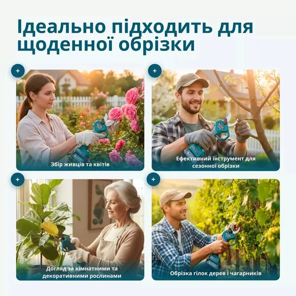 Аккумуляторный секатор Konner&Sohnen KS CPS20V-40 CASE PLUS изображение 12